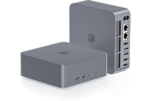 Beelink Mini PC W11 Pro, AMD Ryzen 5 5500U (6C/12T, fino a 4,0 GHz), Mini Computer 16GB DDR4 RAM/500GB M.2 2280 PCIe SSD Supporto 4K@60Hz/WiFi 6/BT5.2/HDMI/Type-C