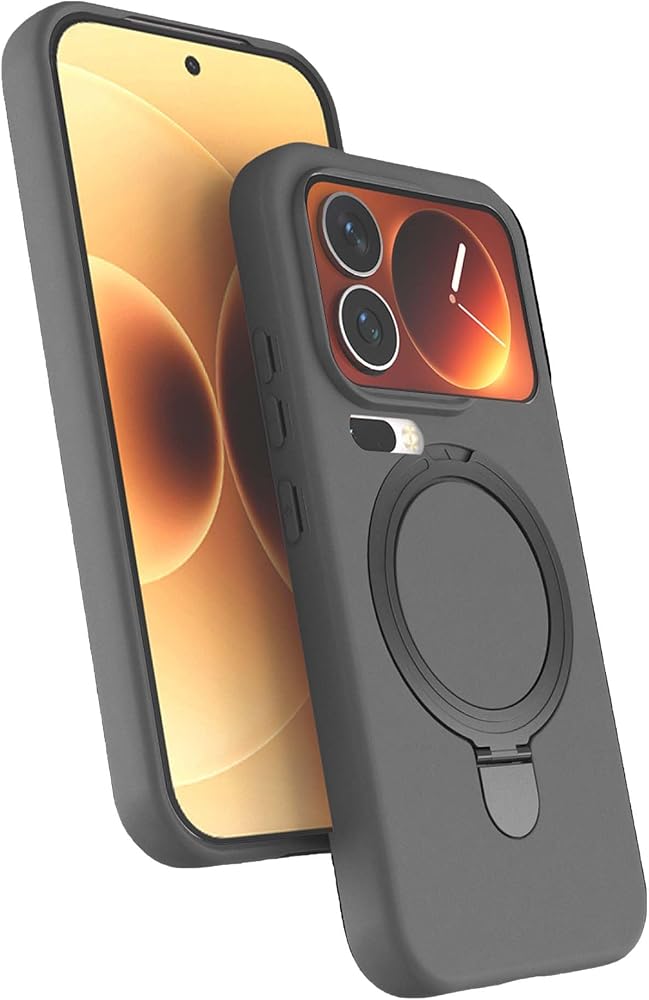 Coverzone Xiaomi Mi 17 Pro Max ile Uyumlu Z-Samara Standlı Kılıf Gri | Z-Samara kılıf; MagSafe ile uyumlu, kablosuz şarj destekli, stand özellikli, ince, hafif ve darbe korumalı tasarım.