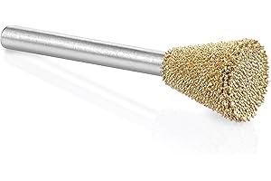 Kutzall Original Fresa a Coda di Rondine, Albero da 1⁄8", Grana Fine - Accessorio Falegnameria per Attrezzi Dremel, Foredom, Milwaukee. Carburo di Tungsteno Abrasivo, (9.5mm) X (12.7mm), DT-38-EG