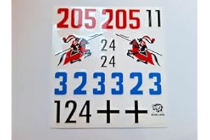 EX HOBBY STICKER SET FOR 1:16 SCALE HENG LONG KING TIGER TANK TAIGEN TORRO SPARE PARTS