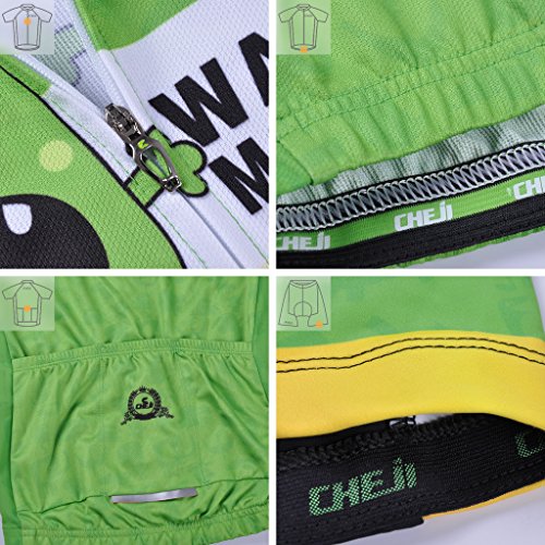 Ateid Kinder Radtrikot Set Kurzarm mit Radhose - 6