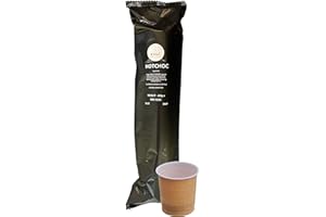 KV&C - Premium Hot Chocolate | In Cup Vending Commercial Machines | Camping | Travel | Office | 73mm | INCUP KLIX Drinks (PREMIUM HOT CHOCOLATE - 25 CUPS (1 SLEEVE))