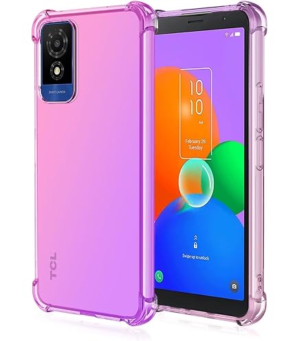 HHUAN per TCL 20L Plus/ T775H (6.67 pollici) Custodia protettiva, Nero + Trasparente Morbida Silicone TPU Bumper Cover Anti Graffio Protettivo Shell Case per TCL 20L Plus/ T775H - 2 Pezzi