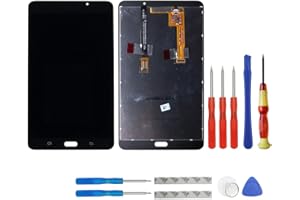 swark Pantalla LCD compatible con Samsung Galaxy Tab A 7.0 WiFi Tablet SM-T280 (no para la versión 3G y T285 ni orificio para auriculares), reemplazo de digitalizador de pantalla táctil (negro)