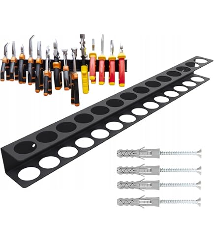 Confezione Da 4 Organizzatori Magnetici Per Attrezzi, Resistenti, Da 20,3 Cm, Barra Magnetica Per Attrezzi Da Parete, Organizer Per Chiavi - 4