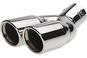 Simoni Racing TRX/14 Silenciador de sistema de escape de acero inoxidable con doble coleta