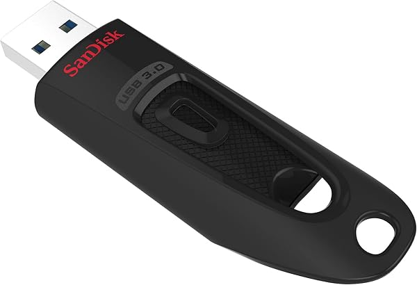 SanDisk 64GB Ultra USB Flash Drive USB 3.0 Up to 130 MB/s Read, Black, (Pack of 1) - 1
