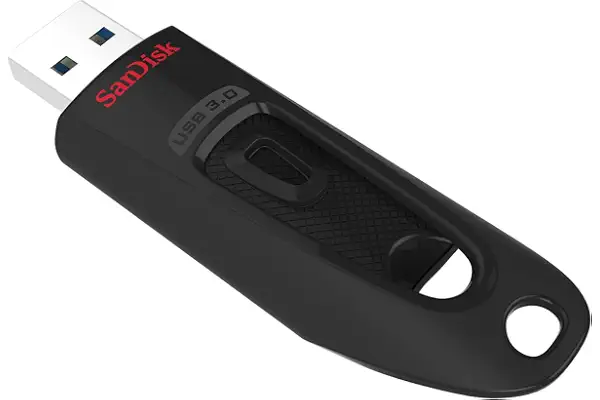 SanDisk Ultra Pendrive 128 GB Memoria Flash USB 3.0 (Velocidadhasta 130 MB/s, SecureAccess Software, Protección de contraseñas) Negro