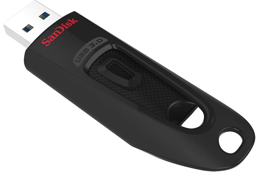 SanDisk Ultra 128GB ,USB 3.0, Flash Drive, with up to 130 MB/s read speed, black