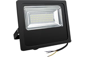 VARICART 50W Outdoor Security Lights with Photocell Daylight Sensor, IP65 Waterproof Dusk to Dawn LED Floodlight, Cool White 6000K Flood Lights 4500LM, 500W Equiv. for Outdoor Garden Garage Yard Patio