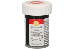 Wilton Colorante Alimenticio para Glaseado en Pasta, 28.3g, Color Rojo Navidad, 04-0-0042