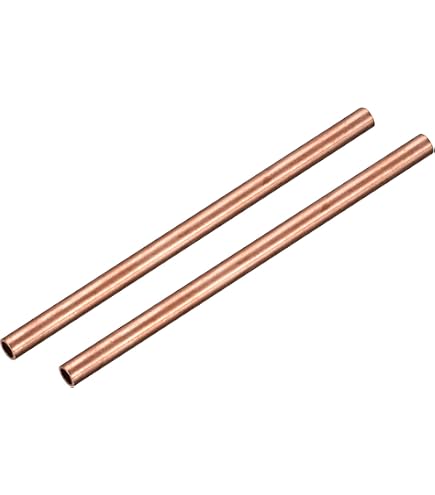 Tubi In Ottone 12mm X 100mm - Per Fai Da Te, Modellismo E Decorazione, 2 Pezzi - Foto 7