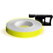 4R Fluoreszierende Dekorstreifen Für Motorradfelgen – 5 Mm X 6 M, Fluo Grün, Selbstklebend