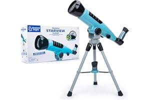 EDUCATIONAL INSIGHTS Learning Resources GeoSafari Starview Telescope, Ages 7+, Kids Telescope for Astronomy, STEM Science Toy with 10x & 50x Magnification