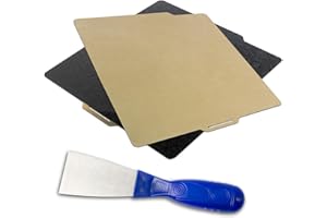 DERUC PEO+PET Druckplatte für Bambulab X1, X1C, X1E, P1P, P1S, A1, 257x257mm, PEO PET Druckbett Platte Federstahl Textured für Bambu Lab Build Plate 3D Drucker