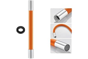 FGYZYP Prolunga universale per rubinetto, tubo di prolunga in schiuma, girevole a 360°, regolabile, flessibile, allungabile, tubo in silicone, per cucina, bagno, giardino, scarico del lavandino