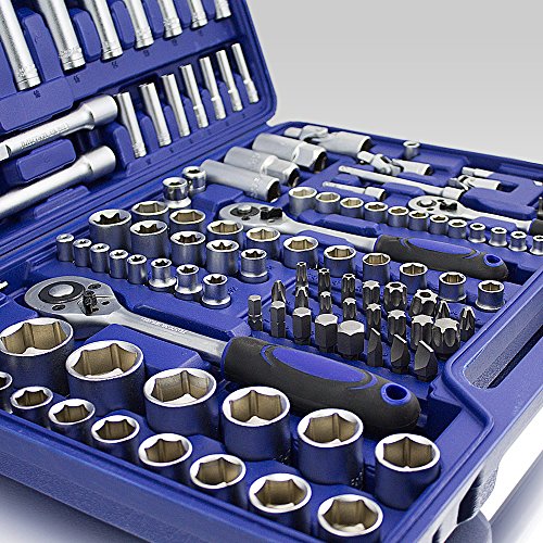 BITUXX® Ratschenschlüssel Werkzeugkoffer 171-teilig Knarrenkasten Ratschen Knarren Schlüssel - 4