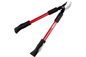 TABOR TOOLS GL18E Bypass Mini Lopper, Makes Clean Professional Cuts, 2 1/2 cm Cutting Capacity, 50cm Tree Trimmer and Branch Cutter (GL18E Classic Bypass, Short)