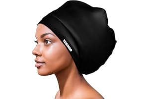YOGINGO Extra Large Swimming Cap for Long Hair - Swim Cap Designed for Dreadlocks, Weaves, Hair Extensions, Braids, Curls & Afros - Swimming Hat Women & Men - Silicone Adult Swimming Cap