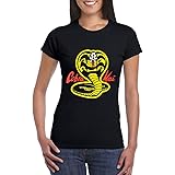 UZ Design T Shirt Cobra Kai Donna Ragazza Bambino Maglietta Karate Kid Film Culte Serie
