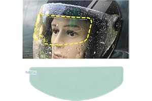 CGEAMDY Láminas Antivaho Para Cascos De Moto, Pegatina Para Visera De Casco De Moto, Casco Moto Lámina Protectora Ultra Claro, Pegatinas Casco Motocicleta Antilluvia Impermeable(Antivaho)