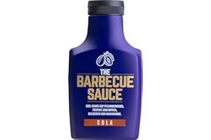 ‎THE BARBECUE SAUCE ORIGINAL REZEPTUR Cola Grillsauce auf Pflaumenbasis - THE BARBECUE SAUCE | "COLA" - 390g - Die Pulled Pork BQB Sauce. DIP, GLASUR, MARINADE für Pulled Pork | Burger | Spareribs | Schaschlik | Schichtfleisch