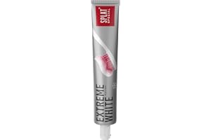 SPLAT SPECIAL Extreme White tandkräm för vita tänder – till 92,9% naturlig blekning tandkräm i en praktisk 75 ml förpackning