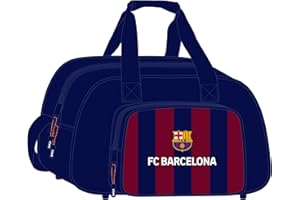 Safta F.C. Barcelona - torba sportowa, plecak, idealna dla dzieci w różnym wieku, wygodna i wszechstronna, jakość i wytrzymałość, 40x23x24 cm, kolor granatowy/bordowy, Granat, Estándar, zwykły