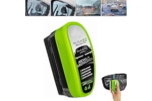 Ashopfun Cepillo de limpieza de película de aceite para automóvil, removedor de película de aceite de vidrio mejorado 2025, limpieza de película de aceite Debeidi, eliminación de manchas de agua,