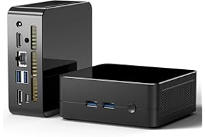 AskHand Mini PC AMD Ryzen 5 3550H(4C/8T 3.7 GHz) 16GB DDR4 RAM 512GB SSD, Mini Computer Desktop Windows 11 Pro/WiFi 6/ BT-5.2/ USB*4/ HDMI*2/USBC 3-Screen Output Radeon Vega 8 Graphics(4K@60Hz)