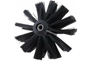 HOHOVYVY Fireplace Brush Wood Stove Fireplace Brush Cleaning Brush Dry Pipe Cleaning Brush Diameter 150 mm
