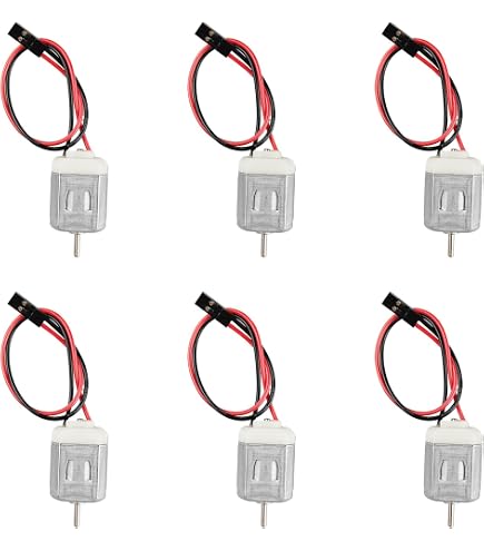 sourcing map 2PCS 3.7V 52000RPM noyau Micro DC Moteur 615 6x15mm pour avion Modèle RC