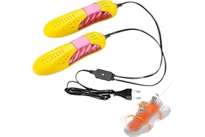 MIKIULY Schuhtrockner Elektrisch, Stiefeltrockner, Schuhwärmer, Mini Skischuhtrockner, Deodorant Entfeuchtung, Schuhtrockner für Wanderschuhe oder auch Skischuhe, Skischuhe,Laufschuhe, Warme Schuhe