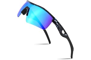 FEISEDY Kinder Jugendliche Sportbrille Polarisierte Jungen und Mädchen Alter von 7-14 Jahre Fahrradbrille mit TR90 Flexiblem Rahmen B2454