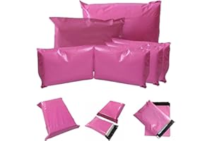BBP Express A4 Pink Mailing Bags Self Seal Envelopes for Postal Posting Poly Postage Shipping (10x14 ” / 254x356mm)