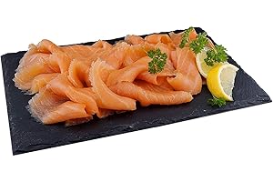 ‎SEPEHR DAD CAVIAR SEPEHR DAD Premium Räucherlachs aus Norwegen geschnitten in Scheiben 1kg (1000g) - Lachs-Filet handgeschnitten, geräuchert und pariert 24h Kühl-Express-Versand; ganze Seite praktisch grätenfrei