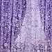 1M*2M Floral Pattern Offset Blinds Window Screen Ready Made Curtains Homeware & Furniture (Purple)