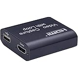 Y&H HDMI Video Game Capture Card USB 2.0 HD 1080P 30 fps Game Live Streaming Gerät mit HDMI Out für PS3 PS4 Xbox One 360 Wii U Nintendo Switch DSLR HDVC3
