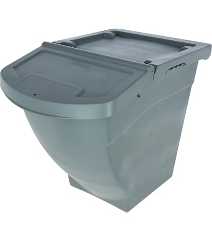 IKEA Sortera 102.558.97 Poubelle De Recyclage Avec Couvercle Blanc 37 Litres