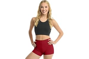 NetSetUK Womens Stretchy Plain Hot Pants Comfortable for Summer Gym Yoga Dance Casual Mini Shorts for Ladies