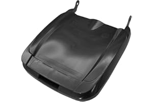 SULO Mülltonnendeckel Deckel für Mülltonnen in der Form Euro2 für Müllgroßbehälter 60 und 80 Liter (grau)