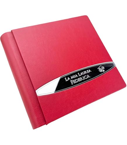 Album Fotografico Artigianale ARCOS - Similpelle, Personalizzabile Con Incisione, Con Velina, Made In Italy