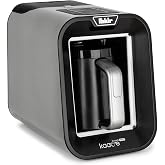 Fakir Kaave Uno Pro Turkish Coffee Machine, 735W, 4 Cups Capacity, 1 L Hopper, 32.5 x 24 x 29 cm, Anthracite