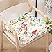 Produktbild JiaQi Weiches Sitzkissen Für küchenstühle,Verdicken sie Stuhl-pad,Gesäß Kissen Tatami Baumwolle und leinen Verwendet für Steißbein Schmerzen-BB 40x40cm(16x16inch)