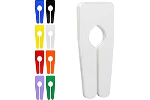 The Hanger Store 20 White Rail Dividers for Clothes Rails and Wardrobes