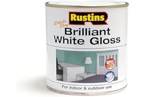RUSTINS Brilliant White Gloss Paint 250ml