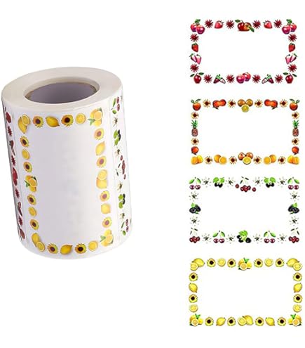 500 Fruit Labels, Self-Adhesive Jam Labels, Freezer Labels, Ideal Gifts - View #7