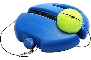 Tennis Trainer Rebound Ball BESTZY Tennis Trainer Rebound Baseboard Portable Exercise Baseboard Self Training Tool Ball Back Suitable for Beginner