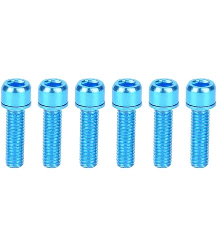LONGHAO 8 PCS,Bulloni Corona,Bulloni a Corona Singola,Bullone Manovella