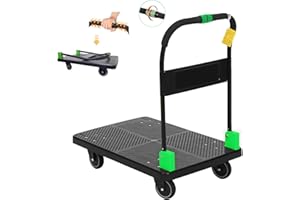 NS JUVYIG N&S Juvyig - Chariot de transport pliable à une main - 350 kg - Sans freins